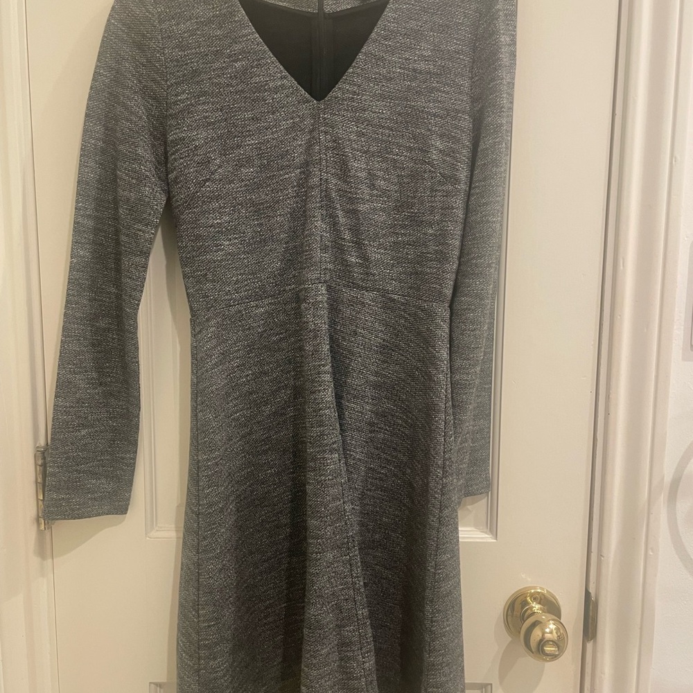 Gray Long Sleeve Dress - Madewell